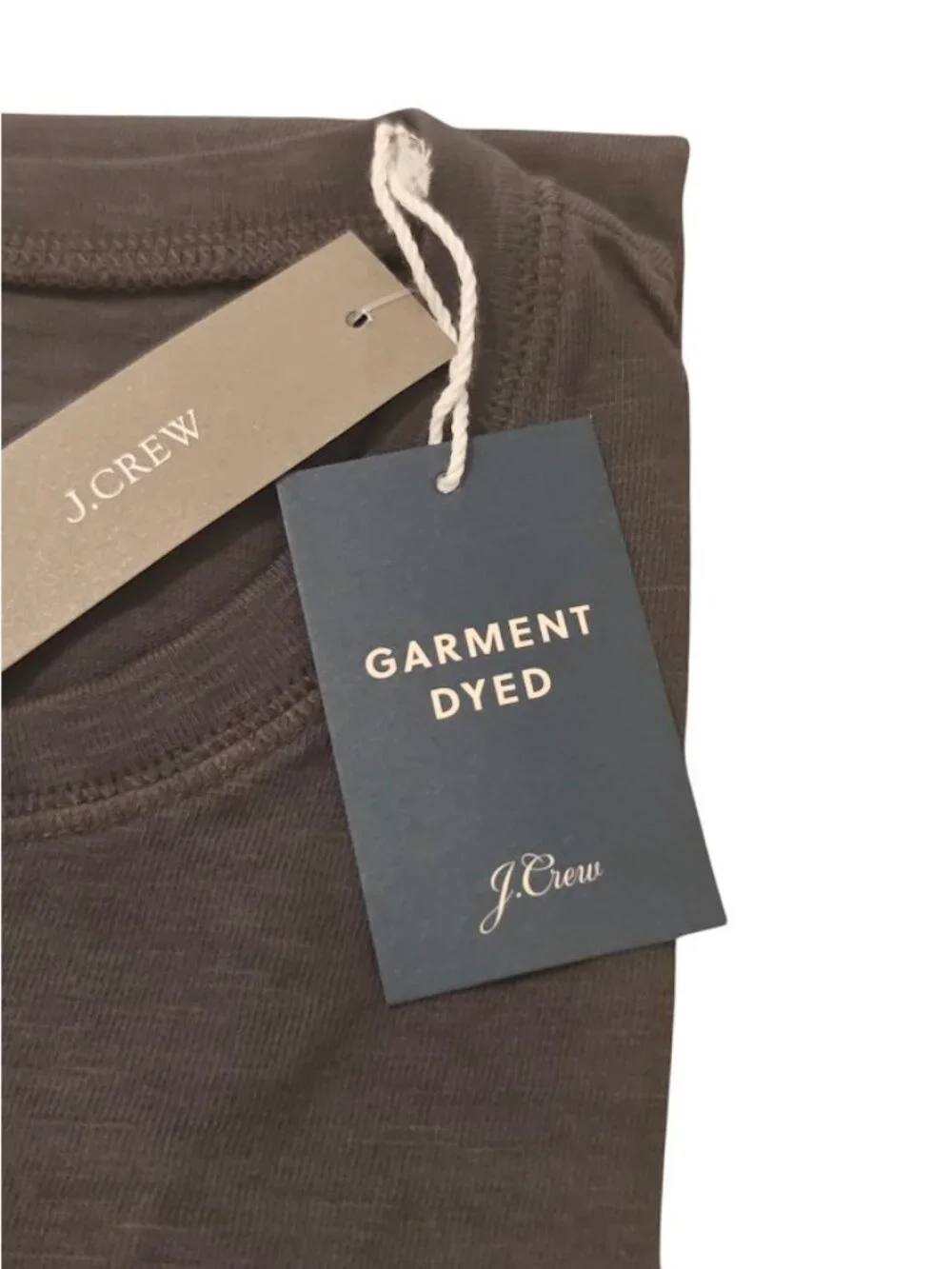 J. Crew Men's Garment Dyed Black XL Short Sleeve Henley Shirt 100 Cotton New